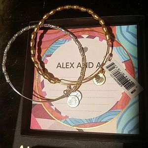 2 Alex and Ani bracelets